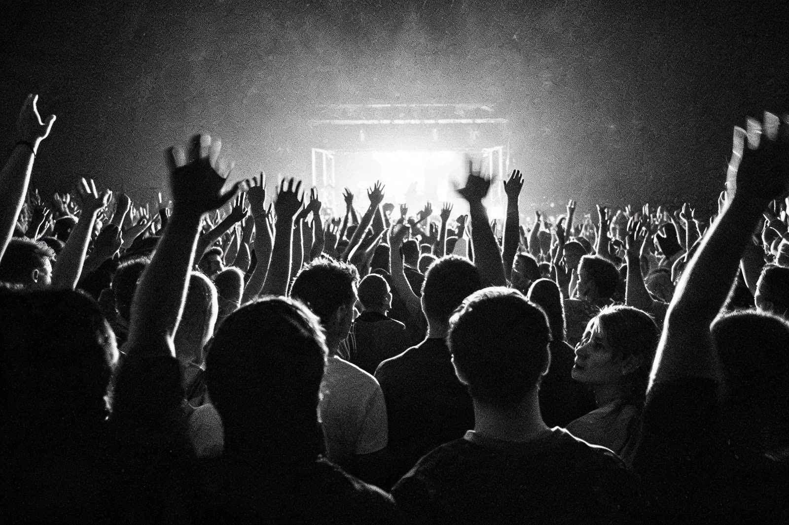 The congregation gathered during a Sunday message